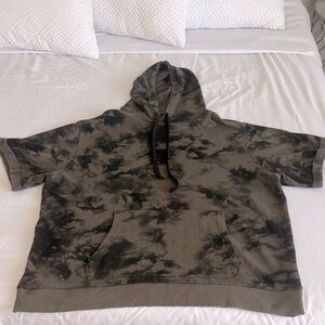 No Boundaries Olive and Black Hoodie
